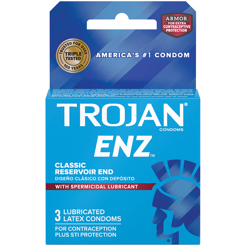 Trojan Enz Armor Spermicidal (3 Pack) 93150