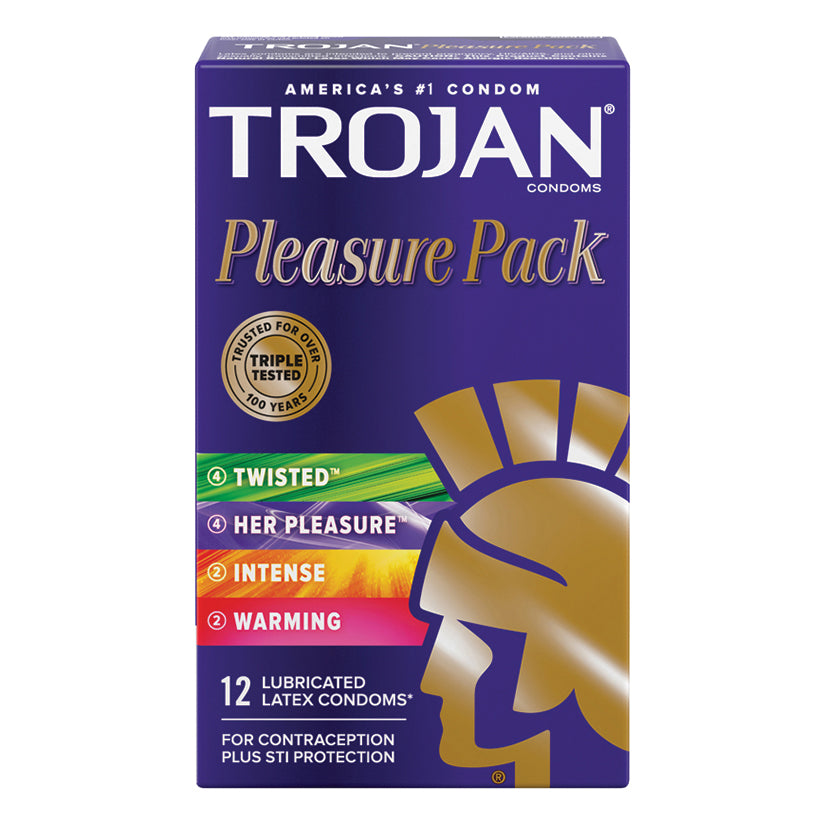 Trojan Pleasure Pack Condoms (12 Pack) 95302