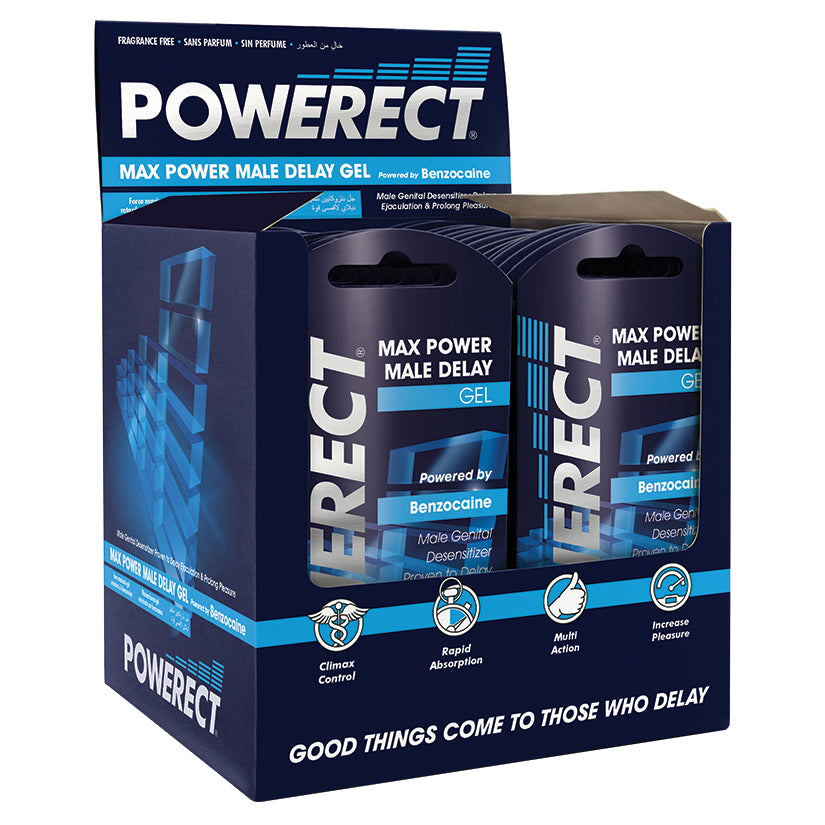 Powerect Max Power Male Delay Gel Foil... PWBDSPOS