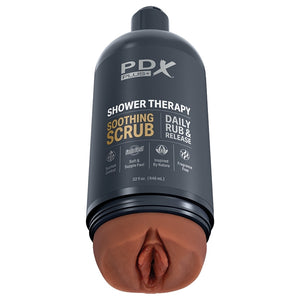 PDX Plus Shower Therapy Soothing Scrub-Brown