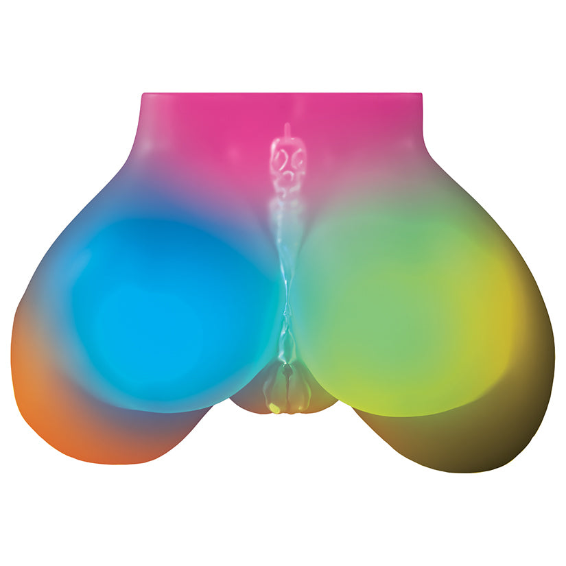 PDX Elite Go-Go Booty LED Mega Masturbator-Frosted