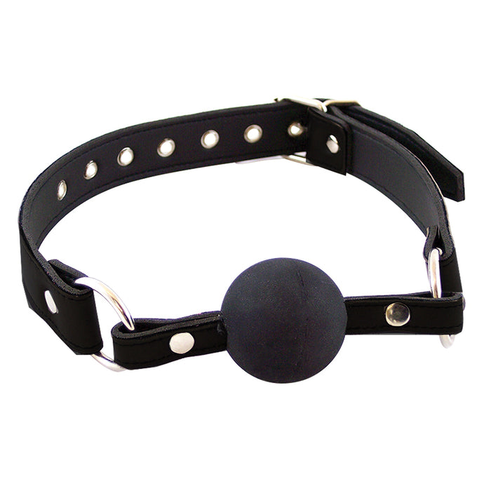 Rouge Group Leather Ball Gag RBG1013-BK