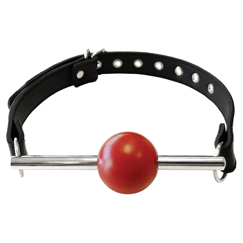 Rouge Group Leather Ball Gag with Remo... RBRG1165-BKRD