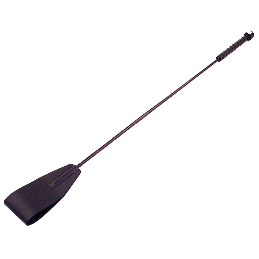Rouge Group Leather Riding Crop-Black RCR1010-BK