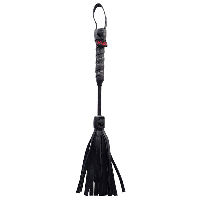 Rouge Group Leather Mini Flogger-Black RMF1019-BK