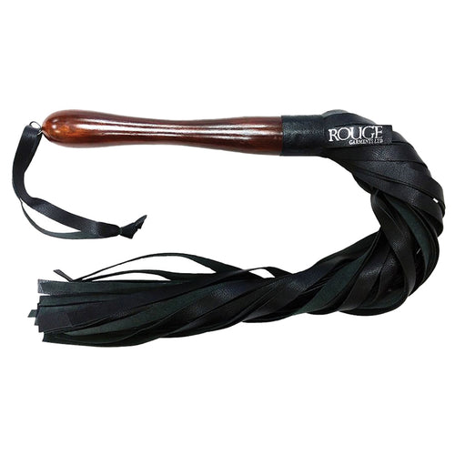 Rouge Group Wooden Handle Leather Flog... RWF1044-BK