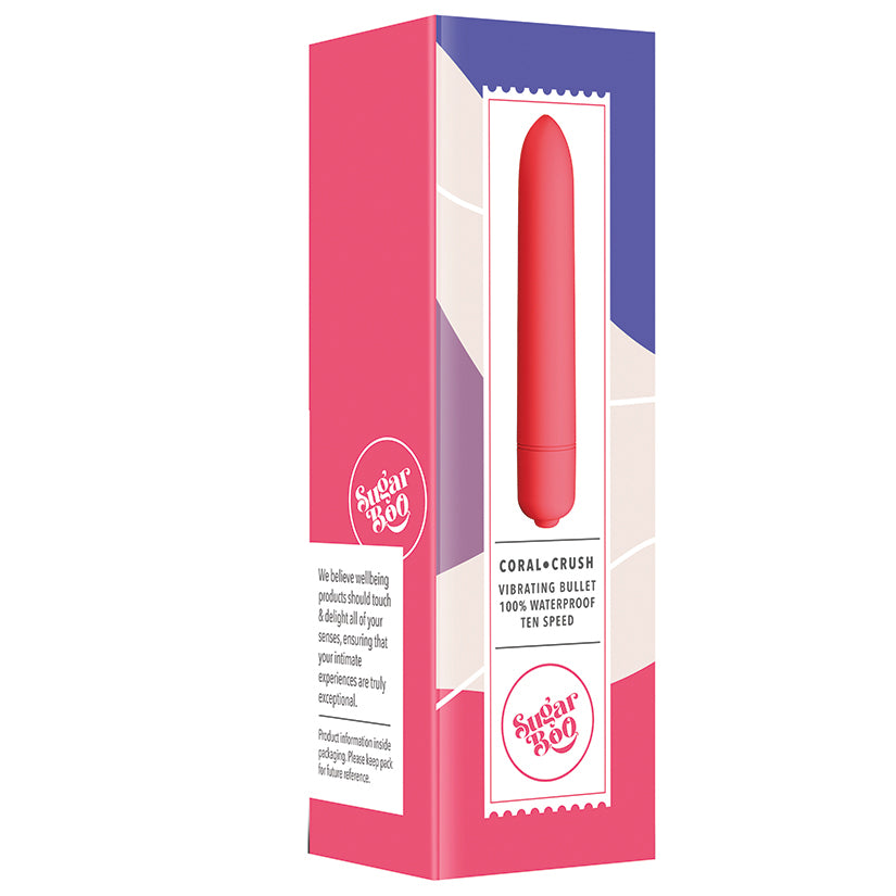 SugarBoo Vibrating Bullet-Coral Crush 10RO90CCR