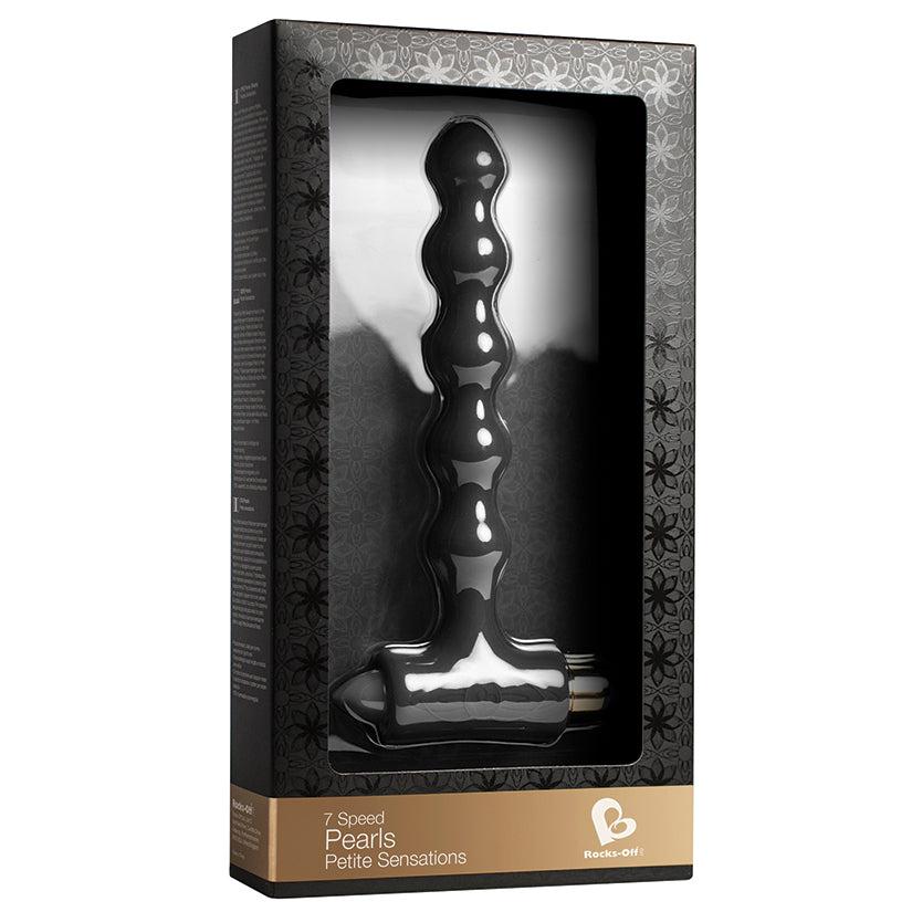 Rocks-Off Petite Sensations Pearls 7 S... 7PSPRLBK-F04XX