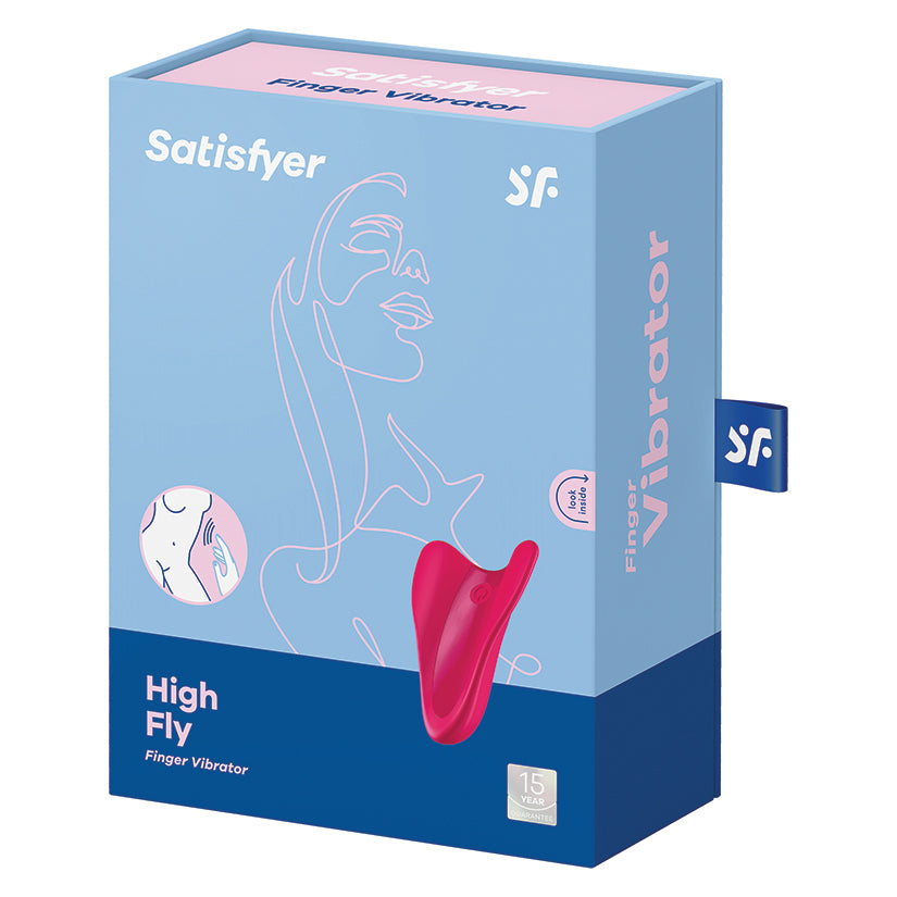 Satisfyer High Fly Finger Vibrator-Red J2018-120-2