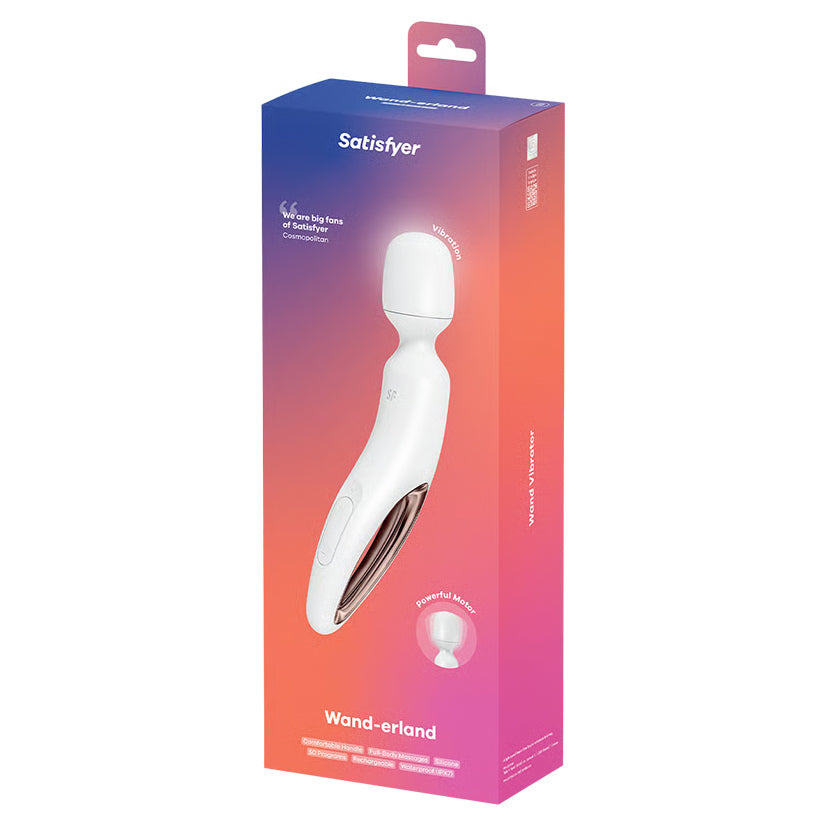Satisfyer Wand-erland- White Rose Gold