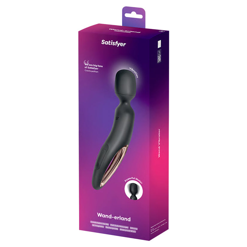 Satisfyer Wand-erland- Black Rose Gold