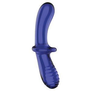 Satisfyer Double Crystal Glass Dildo-Blue