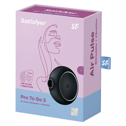 Satisfyer Pro To Go 3-Black 4058313
