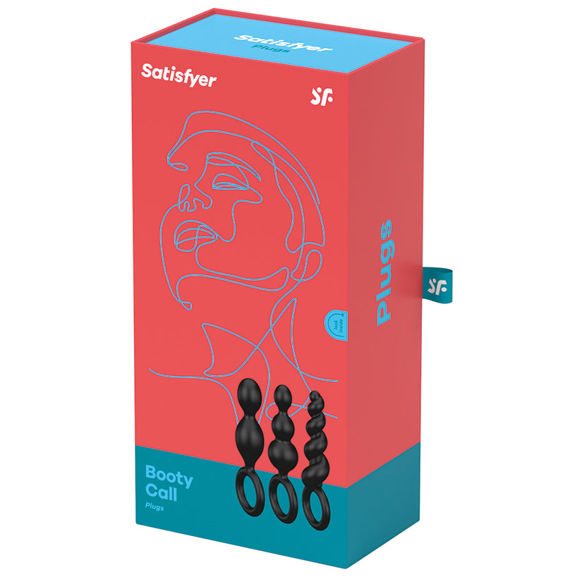 Satisfyer Booty Call Plugs-Black (Set ... EE73-774-0118