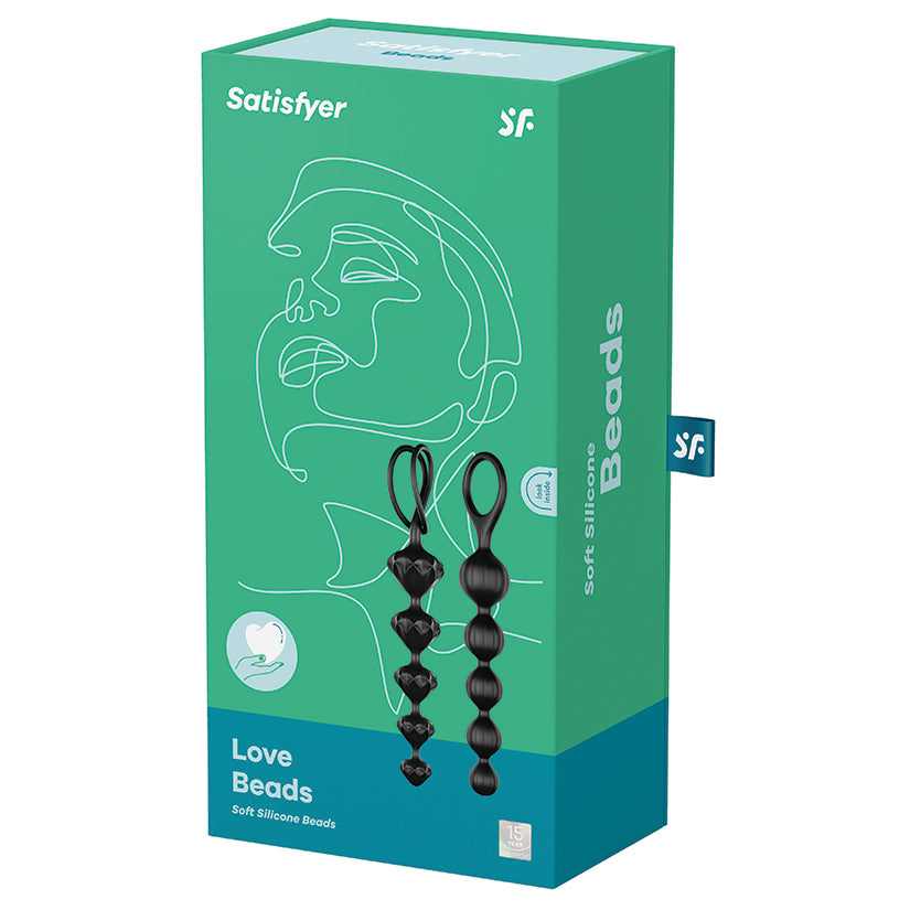 Satisfyer Love Beads-Black (Set Of 2) J01753 / J01756-b
