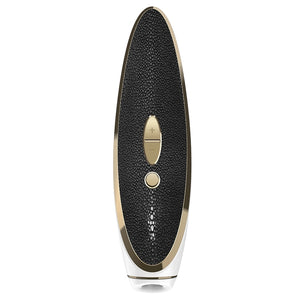 Satisfyer Luxury Haute Couture-Gold & Black Leather