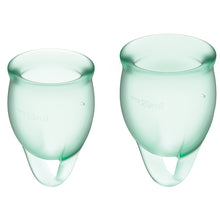 Load image into Gallery viewer, Satisfyer Feel Confident Menstrual Cup-Light Green