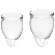 Load image into Gallery viewer, Satisfyer Feel Confident Menstrual Cup-Transparent