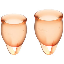 Load image into Gallery viewer, Satisfyer Feel Confident Menstrual Cup-Orange