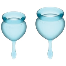 Load image into Gallery viewer, Satisfyer Feel Good Menstrual Cup-Light Blue
