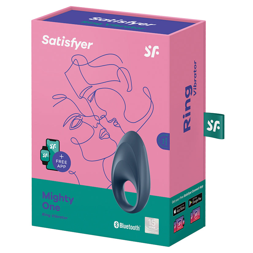 Satisfyer Mighty One Ring Vibrator-Blu... J2008-19