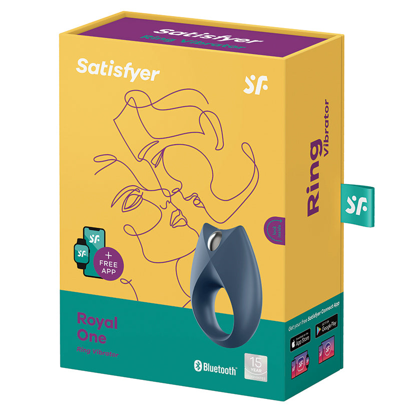 Satisfyer Royal One Ring Vibrator-Blue J2008-21