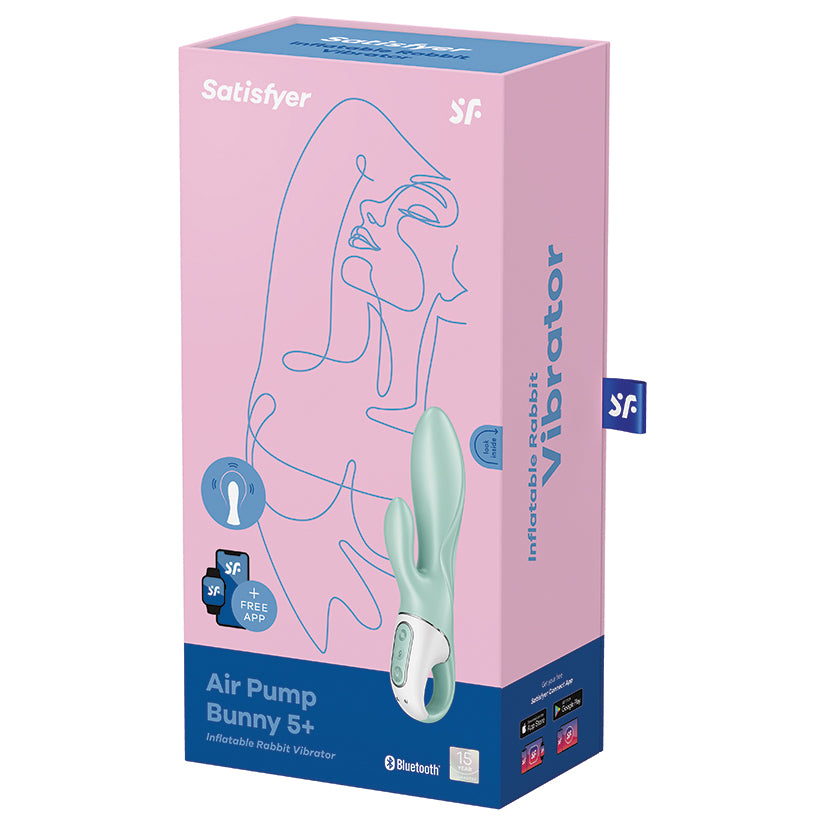 Satisfyer Air Pump Bunny 5+-Mint J2018-257