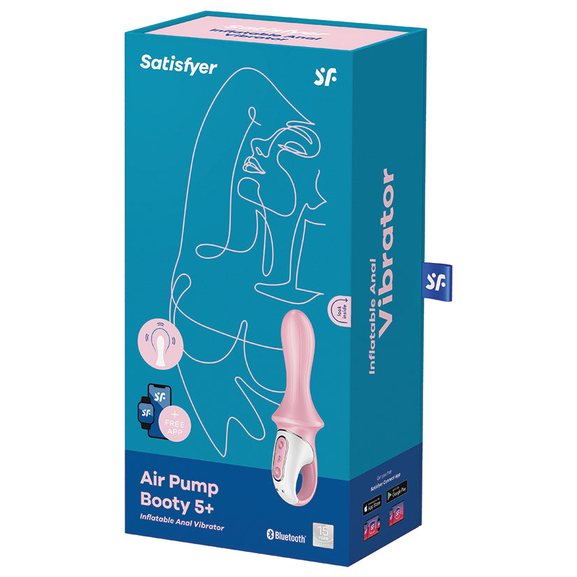 Satisfyer Air Pump Booty 5+-Red J2018-265