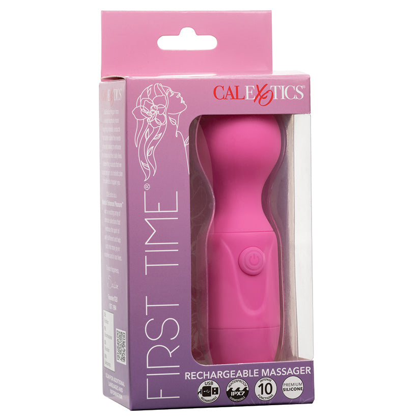 First Time Rechargeable Massager-Pink SE-0003-00-3