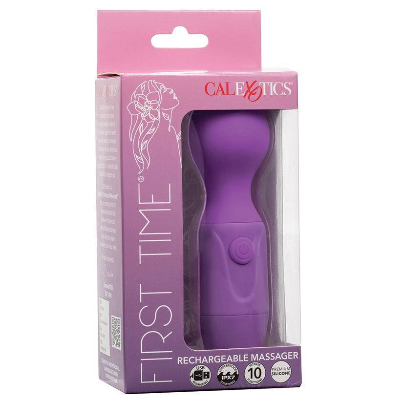 First Time Rechargeable Massager-Purpl... SE-0003-02-3