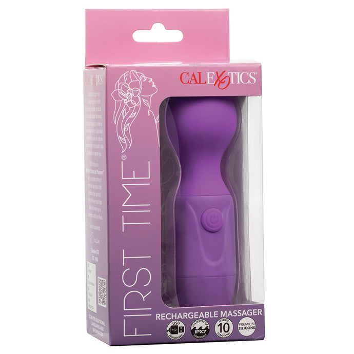 First Time Rechargeable Massager-Purpl... SE-0003-02-3