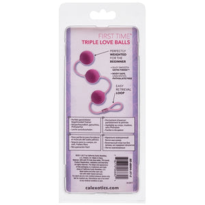 First Time Love Balls Triple Lover-Pink