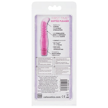 First Time Softee Pleaser-Pink 5.25