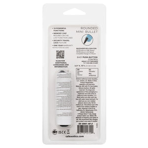 Turbo Buzz Rounded Mini Bullet-Blue