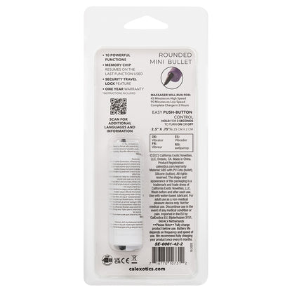 Turbo Buzz Rounded Mini Bullet-Purple