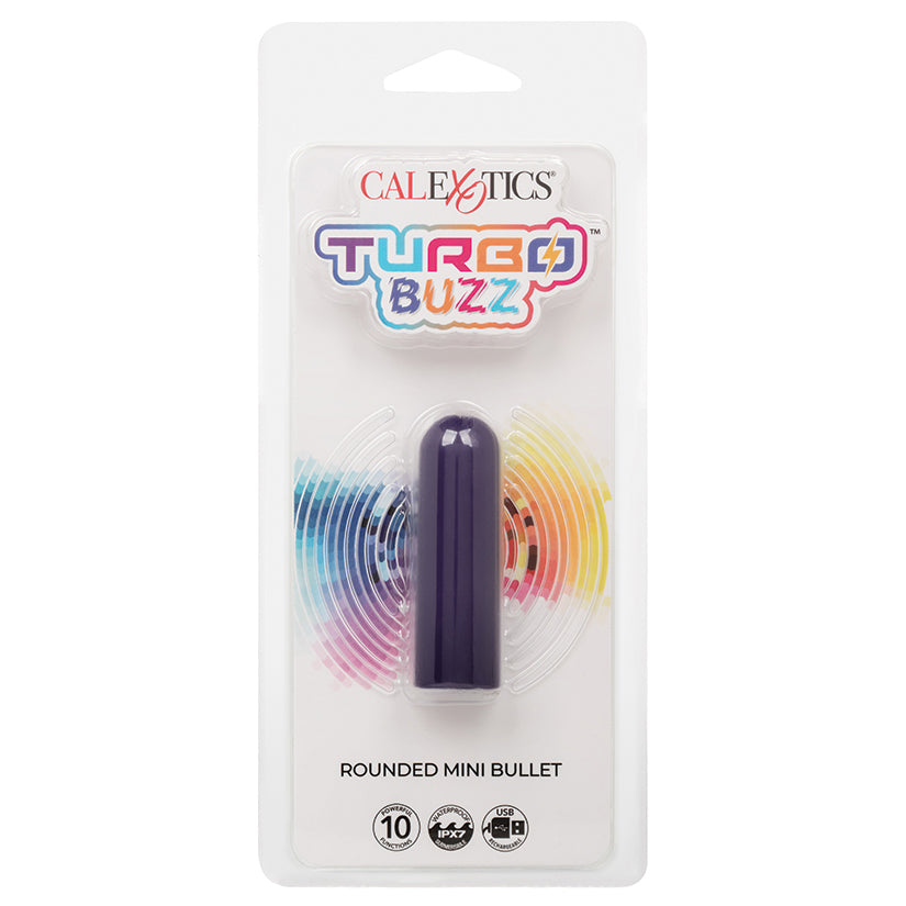 Turbo Buzz Rounded Mini Bullet-Purple SE-0061-42-2