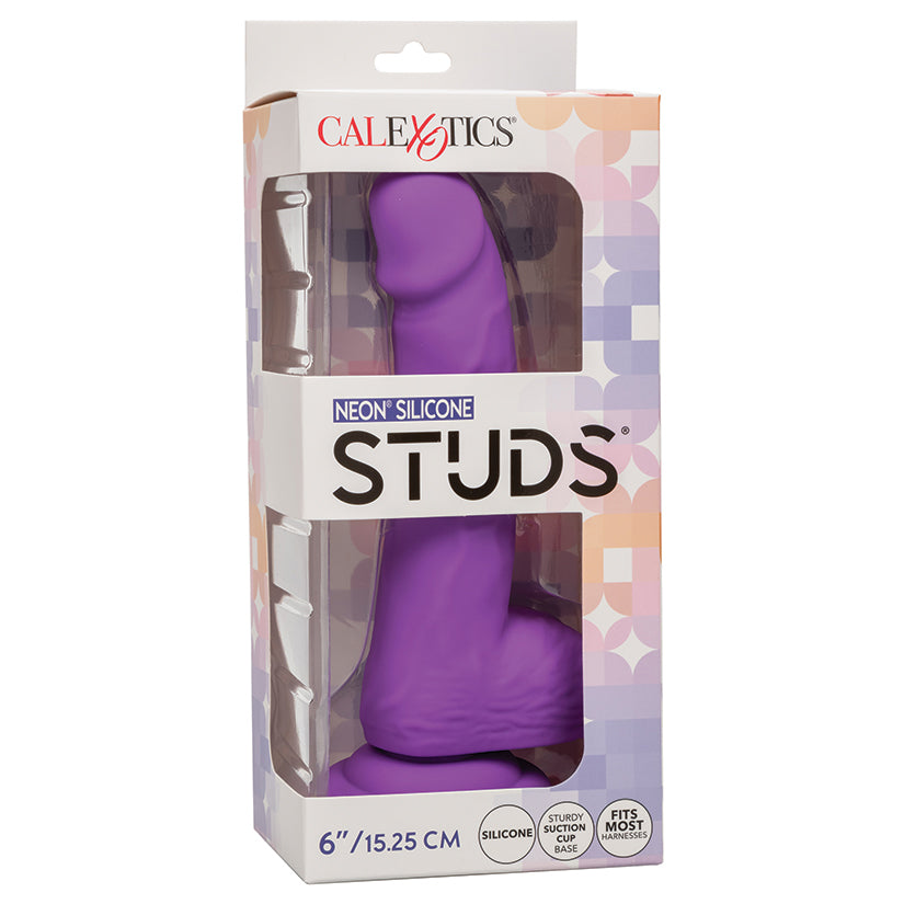 Neon Silicone Studs-Purple 6" SE-0252-03-3