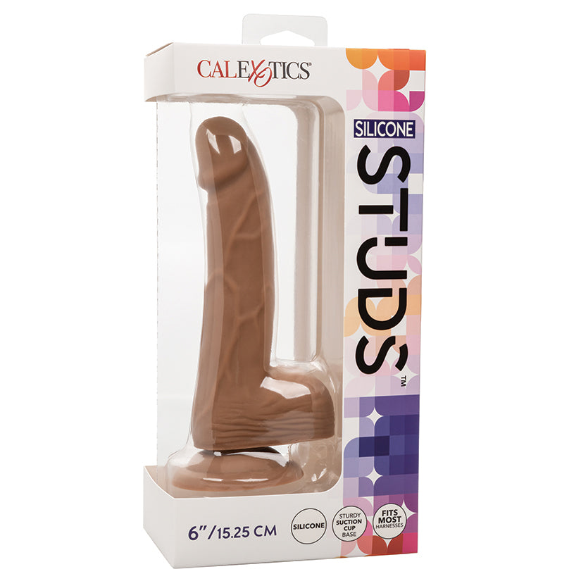 Silicone Studs-Brown 6" SE-0252-10-2