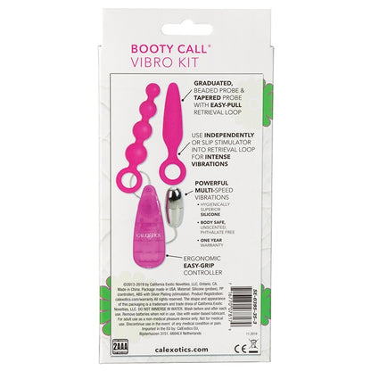 Booty Call Booty Vibro Kit-Pink