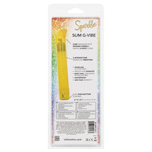 Load image into Gallery viewer, Sparkle Slim G-Vibe-Yellow