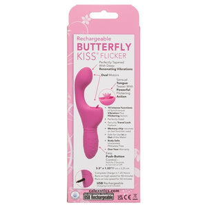 Rechargeable Butterfly Kiss Flicker-Pink