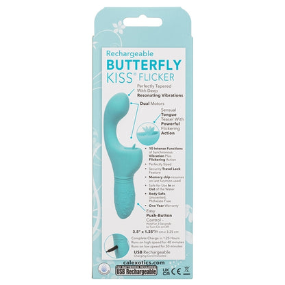 Rechargeable Butterfly Kiss Flicker-Blue