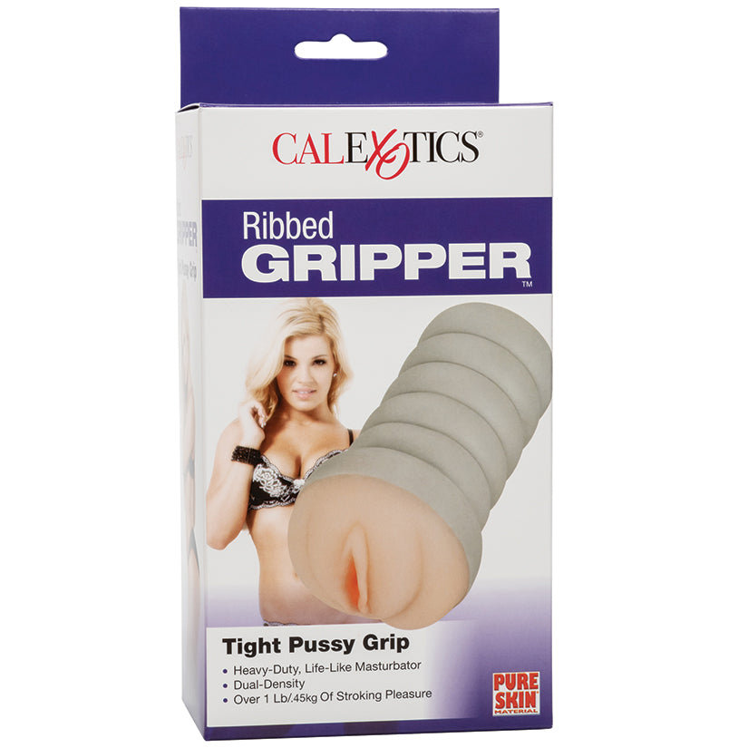 Ribbed Gripper Tight Pussy-Ivory SE-0929-50-3