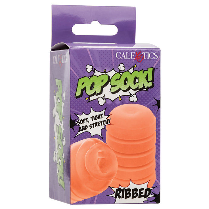 Pop Sock Ribbed-Orange SE-0936-25-3