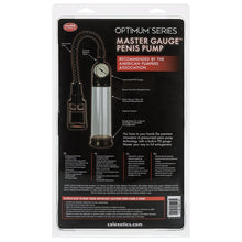 Load image into Gallery viewer, Optimum Series Master Gauge Penis Pump-Clear