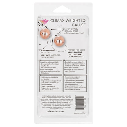 Climax Weighted Balls-Gold