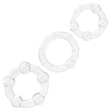 Load image into Gallery viewer, Island Rings-Clear 3Pk