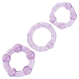 Island Rings-Purple 3Pk