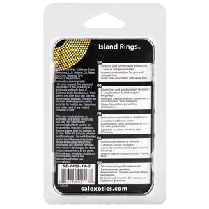 Island Rings-Purple 3Pk