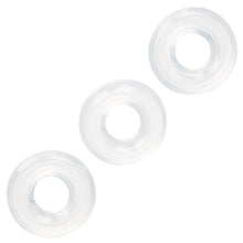 Load image into Gallery viewer, Silicone Stacker Rings-Clear 3Pk